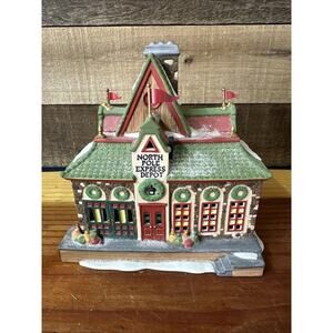 Dept 56 North Pole Express Depot #56278 Retired 1993 In Box